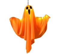 Ornements d'arbre d'Halloween, pendentif fantôme à LED, pendentif d'Halloween amusant à suspendre pour cuisine, mur, cheminée, fenêtre, pelouse, jardin, fête, porche, arbre de maison