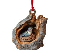 Ornements D'arbres - Pendentifs Acryliques Animaux De Vacances, Figures De Suspension 2D Plates | Accents Décoratifs De La Ferme Rustique pour La Fête De Noël Faveur Saisonnier Affichez des Jardins