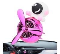 Ornements D'aromathérapie Pour Voiture - Désodorisant Pour Grille D'aération, Diffuseur De Parfum Pour Voiture, Hélice Rotative En Forme D'astronaute Mignon, Aromathérapie Pour Voyage, Voyage En Voitu