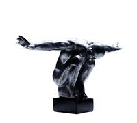 Ornements D'athlètes Divers Statue Figure Corps Humain Art Artisanat Sculpture Penseur Statues Divers Personnage Résine Artisanat Décoration for Bureau Maison Chambre Salon Affichage De Bureau(A)