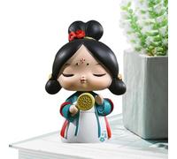 Ornements de à tête secouée, artisanat en résine pour fille de palais - Décoration de sculpture amusante | Objets de collection de en résine, décoration intérieure pour cheminée, mur, bureau, vitrine