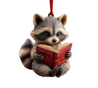 Ornements de Antiques, rehausseur de symbolisme, 8 x 8 x 1 cm, décorations d'arbre en Acrylique 2D, pendentifs de Vacances littéraires, Design créatif, pour Arbre de, décoration Festive