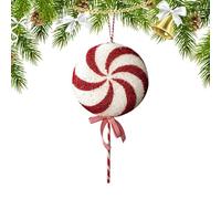 Ornements de bonbons pour sapin de Noël - Décorations de bonbons pour fête - Grand pendentif de sucettes de Noël pour jardin, intérieur, couronne d'arbre, entrée, chambre à coucher, hôtel