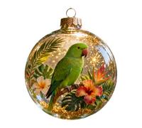 Ornements de Boule de Noël - 2026 Ornement de Noël en Forme d'animal ludique 3D | Pendentif créature océan et forêt, décorations de fête 3D en Acrylique | Boules de la série Wildlife Wonders
