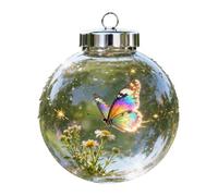 Ornements de Boule de Noël - 2026 Ornement de Noël en Forme d'animal ludique 3D | Pendentif créature océan et forêt, décorations de fête 3D en Acrylique | Boules de la série Wildlife Wonders