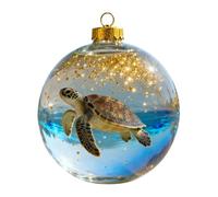 Ornements de Boule de Noël - 2026 Ornement de Noël en Forme d'animal ludique 3D | Pendentif créature océan et forêt, décorations de fête 3D en Acrylique | Boules de la série Wildlife Wonders