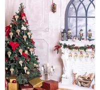 Ornements De Boule De Noël - Charme avec 12 Visages | Décorations De Boules d'arbre De Noël | pour Fêtes Halloween Anniversaire Fête Mariage Intérieur Extérieur
