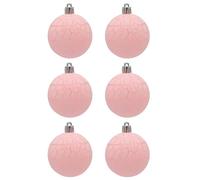 Ornements de boules d'arbre de Noël - Ornements colorés de boules d'arbre de Noël de 6 pièces,Décorations de fête à la maison Pendentif pour accrocher l'arbre de décoration natal
