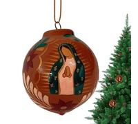 Ornements de boules de Noël, bénédiction religieuse de Marie | Ornements de vacances d'hiver | Pour intérieur et extérieur, mur, porte, couloir, plafond, éclairage, cheminée et salon
