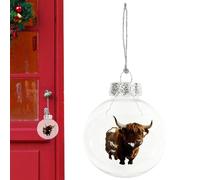 Ornements de Boules de Noël | Décoration De Noël en Boule Animale 3D,Ornement De Accrochable,pour Mur Bureau Couronne Cheminée Jardin Escalier Porte d'Entrée Rebord de