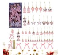 Ornements de boules de Noël | Pendentifs de décoration de vacances d'hiver | Décorations de boules de Noël pour fiançailles, magasin, couronne de fête