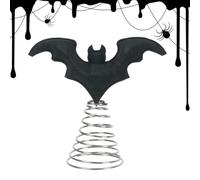 Ornements de chauve-souris effrayants d'arbres de chauve-souris avec base | Décoration de pointe d'arbre pour jardin, arrière-cour, maison de peur, porche, extérieur, fête