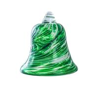 Ornements De Cloche De Noël - Décorations De Vacances en Verre Faites À La Main, Cloches De Noël Esthétiques pour Mur Intérieur, Porte, Fenêtre, Cheminée, Chambre À Coucher, Vacances d'hiver