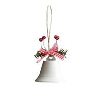 Ornements de cloches de Noël - Cloches de Noël décoratives - Cloches d'arbre en métal - Cloches de vache de Noël - Jingle Bells - Décorations de Noël - Carillons de Noël chics - Noël antique