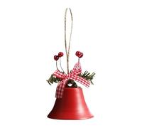 Ornements de cloches de Noël - Cloches de Noël décoratives - Cloches d'arbre en métal - Cloches de vache de Noël - Jingle Bells - Décorations de Noël - Carillons de Noël chics - Noël antique
