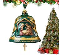 Ornements De Cloches | Décoration De Pendentifs pour Fête De La Nativité - Ornements pour Arbre De Noël,pour Maison Restaurant Mariage Anniversaire Réunion Familiale Célébration