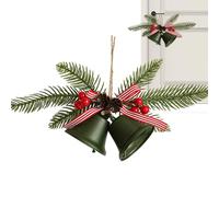 Ornements De Clochettes Pour Sapin De Noël,Suspension Décorative Rustique En Forme De Nœud - Décoration de Cloches pour Guirlande Artisanale - Pour Extérieur Porte D'Entrée Maison Manteau Hiver Mariag
