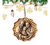 Ornements de Crèche - Artisanat de Collection Chrétienne en Résine Artisanale - Ornement de Crèche | Pour la Décoration de la Maison, Intérieur, Manteau de Cheminée, Salle de Fêtes, Mariage et Fête