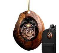 Ornements de crèche - Breloque en acrylique 2D pour sac à main, arbre de Noël, décoration festive à suspendre | Ornement élégant pour salon, chambre à coucher, bureau, cheminée, escalier, rebord de