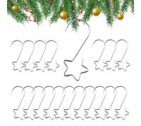 Ornements De Crochet - Crochets D'ornement De Noël, Crochet De Fabrication En Forme/S 20 Pièces | Clips Gorgés Pour La Porte Murale Décoration Arbre Balles Bassages De Bassages De Bassins - Crochets