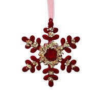 Ornements De Décoration Pour Sapin De Noël - Ornements De Fête De Couleur Rouge Floqué - Ornement De Sommet De Sapin De Noël Décoration Intérieure - Pour Cour Jardin Porche Terrasse Arrière-Cour Mur P