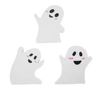 Ornements de dessin animé - Décoration d'intérieur et de bureau - Atmosphère festive - Joli plateau - Accessoires de décoration Gfm770 (blanc, 12 x 12 cm)