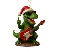 Ornements De Dinosaure pour Arbre De Noël - Résine Thème Rock T-Rex Décor Saisonnier - Pendentifs d'arbre De Fête,pour Décorateurs De Maison Planificateurs De Fête Salon Chambre Bureau Mur