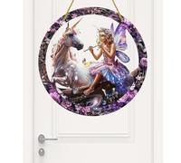 Ornements de fées pour arbre de Noël,ornement de fées - Décoration d’ange féerique acrylique 2D | Ornement féerique pour arbre de noël, décorations suspendues pour les vacances