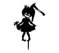 Ornements de fête d'Halloween - Décoration de jardin - Piquets - Atmosphères de terreur - Insert de sol extérieur - Convient pour la cour d'Halloween - Haute visibilité - Ghostand Zombiedesign