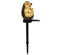 ornements de jardin solaires | Lampe solaire d'extérieur en forme de hérisson - Piquets de lampe solaire de figurine d'animal imperméable pour la pelouse de cour de jardin, ornements décoratifs d'écla