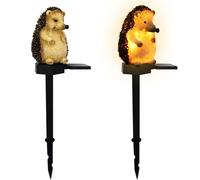 ornements de jardin solaires | Ornement de statue de hérisson solaire d'extérieur,Piquets solaires de jardin de statue d'animal extérieur, décor imperméable de lampe solaire pour la cour de patio de p