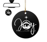 Ornements de la Nativité pour arbre de Noël,ornements de Noël religieux | Ornements de Noël chrétiens Scène de la Nativité en acrylique - Décorations de Noël chrétiennes, ornement de la Nativité pour