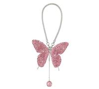 Ornements de Miroir de Voiture,Miroir de Voiture en Strass Pendentif Papillon Suspendu pour Rétroviseur de Voiture