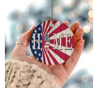 Ornements de Noël 2025 pour la fête de l'indépendance, la maison, le nouveau jersey, décoration souvenir de la vieille gloire américaine, ornements à suspendre pour la fête du travail, soldats