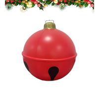 Ornements de Noël, 24 Pouces PVC PVC Boule de soufflage Gonflable pour Affichage de Vacances, Grande décoration extérieure pour Le Porche de Jardin, la Famille et Les invités de Fun & Festive Holiday