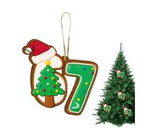 Ornements De Noël Amusants | Décorations de Noël Drôles en 2D - 67 Mème avec Pendentif de Chapeau de Père,pour Fête Anniversaire Mur Porte Fenêtre Intérieur Et Extérieur Salon