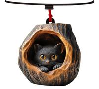 Ornements de Noël animaux - Ensemble de pendentif mignon en acrylique 2D pour décoration d'arbres, décoration de vacances de vacances avec conception de chats de singe koala, sac et ornement de voitur