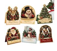 Ornements De Noël Artistiques En Diamant, Kit D'art Perles À Faire Soi-même | Tout Ce Dont Vous Avez Besoin Pour Créer, Offrir Et Envoyer. Créez 6 Décorations Artistiques En Diamant Étincelant, Attachez