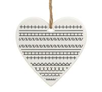 Ornements de Noël avec message caché en forme de cœur amusant pour arbre, Orname Fu*k This Christmas Shit Naughty