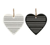 Ornements de Noël avec message caché en forme de cœur amusant pour arbre, Shit Christmas Fu*k Naughty Orname This