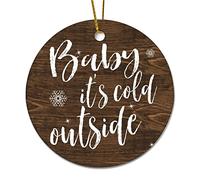 Ornements De Noël Bébé, Il Fait Froid Dehors Déco Festive À Suspendre Fête Personnalisable Ornements pour Arbre De Noël