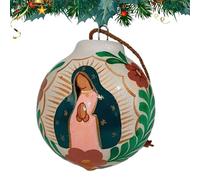 Ornements De Noël Bénédiction Religieuse Vintage | Ornement sphérique à accrocher avec image divine pour amis et famille, cheminée, chambre, terrasse, porche, nouveau et