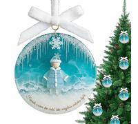 Ornements De Noël D'Amitié - Pendentif Arbre de Noël en Acrylique 2D | Pendentif d'Amitié en Acrylique pour Fêtes - pour Extérieur Jardin Rassemblements Familiaux Fêtes Chambre Salon