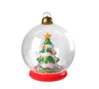 Ornements de Noël - Décorations d'arbre de Noël | Boule de Noël gonflable | Décoration gonflable de boules de Noël en PVC | Ornements de Noël, décoration, boule gonflable pour porte tablier