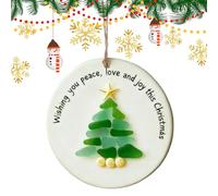 Ornements De Noël,Décorations Saisonnières en Acrylique 2D | Pendentifs Décoratifs De Fêtes - pour Salon Chambre Bureau Porte D'Entrée Escalier Rebord De Fenêtre Mur Jardin Arrière-Cour