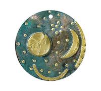 Ornements De Noël Disque De Nebra, Âge du Bronze Céramique pour Décoration De Sapin De Noël Fête Céramique Décoration avec Corde Décorations Noël Sapin Pendentifs, 2 Piece