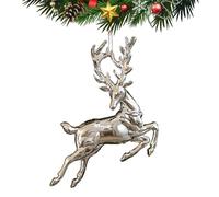 Ornements de Noël en argent, ornements en argent pour sapin de Noël - Décoration brillante pour sapin de Noël | Bonbonnière de vacances Joli pendentif d'arbre de Noël pour la maison des