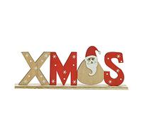 Ornements de Noël en bois creux en forme de lettres pour fête, mariage, festival, maison, bonhomme de neige, Père Noël, flocon de neige, lettres décoratives de bureau