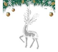 Ornements de Noël en, décoration Acrylique Transparente, Pendentif d'arbre, décoration de Noël Suspendue, pour la Maison, Chambre à Coucher, Salle de Bain, Bureau, école, Hiver, Vacances, Anni