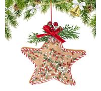 Ornements de Noël en Feutre - Pendentifs à Suspendre aux Arbres, décorations Douces Faites à la Main | Présentoir de Magasin de détail d'école de Classe de Vacances, Ornements festifs de Maison et de